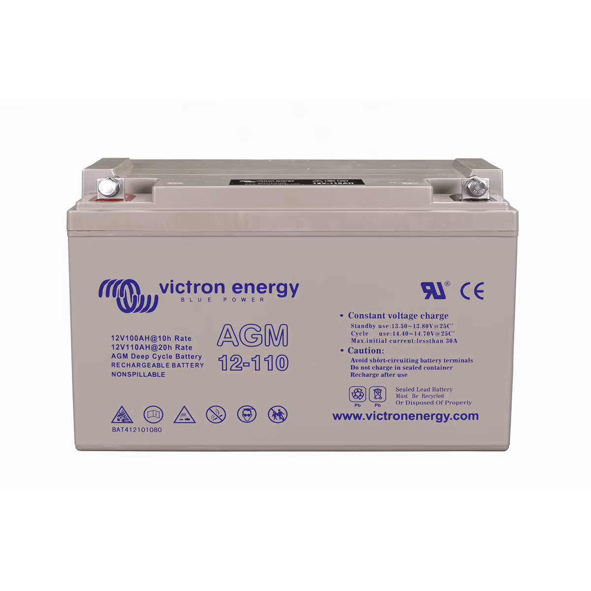 Battery 110Ah AGM M8 Deep cycle - Victron Energy