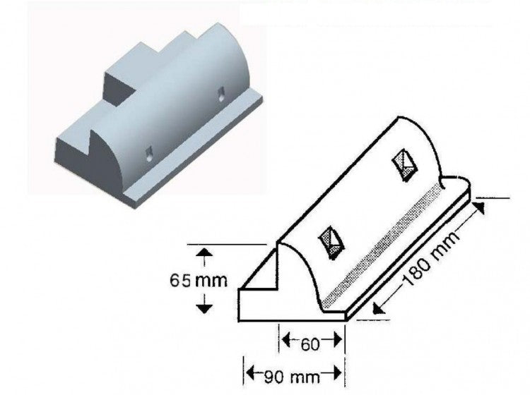 Black solar panel connection support