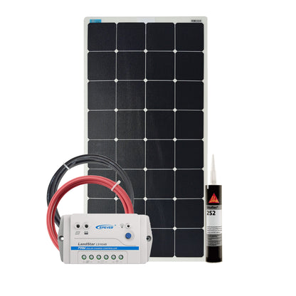 Solar panel set 120W 12V flexible lifting roof camper