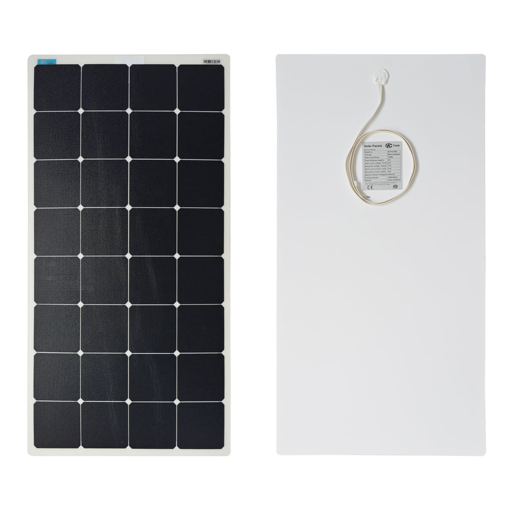 Solar panel 120Wp flexible flush monocrystalline