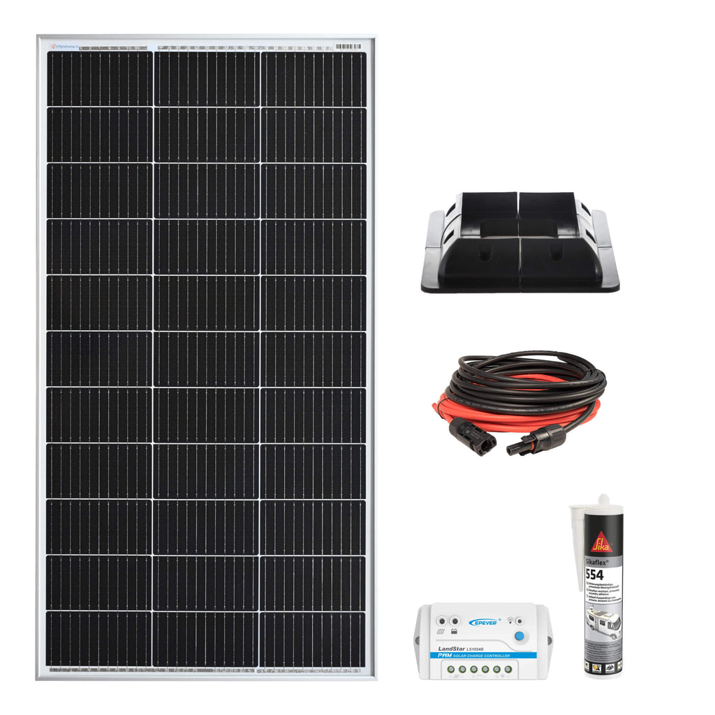 120W 12V Monocrystalline Solar Panel Kit