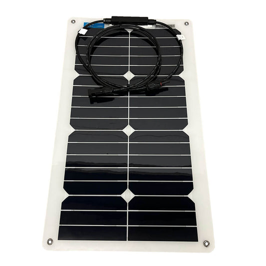 Solar panel 20 Watt peak flexible monocrystalline