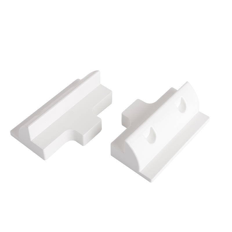 Solar panel connection support white