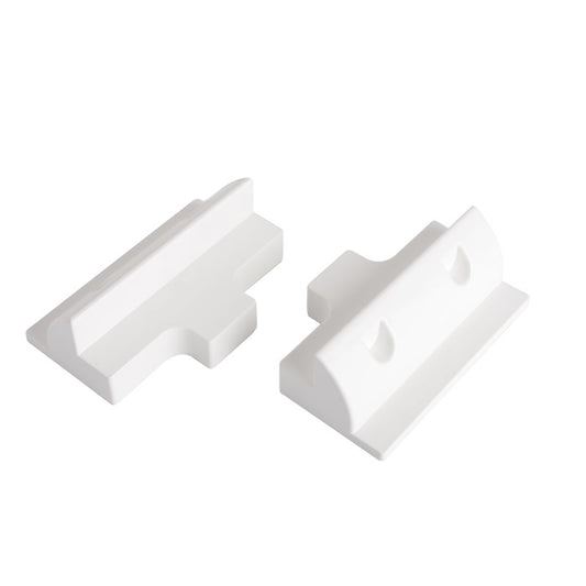 Solar panel connection support white