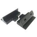 Black solar panel connection support