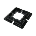 Corner bracket solar panel black