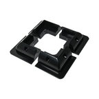 Corner bracket solar panel black
