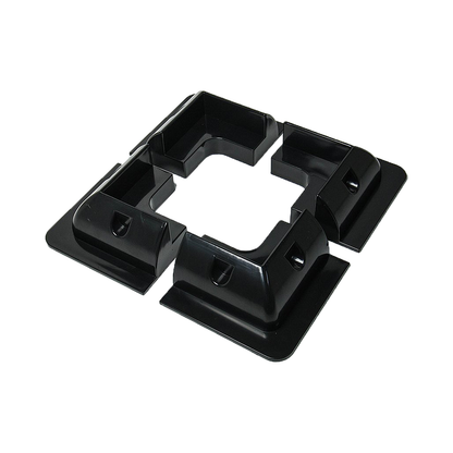 Corner bracket solar panel black