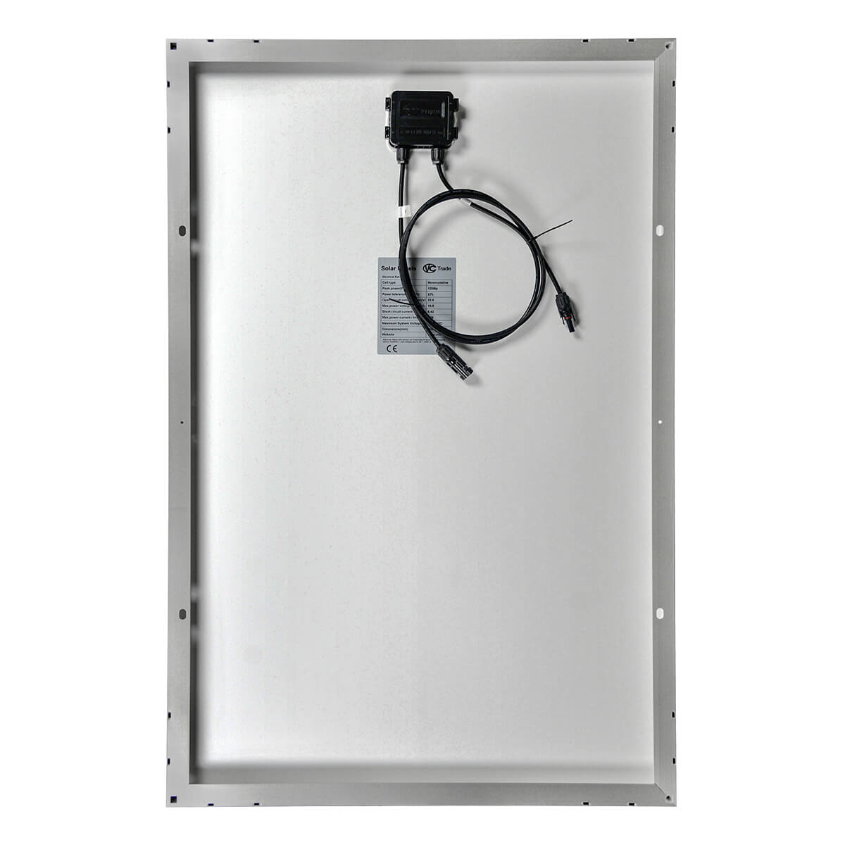 Solar panel 120 Watt peak monocrystalline